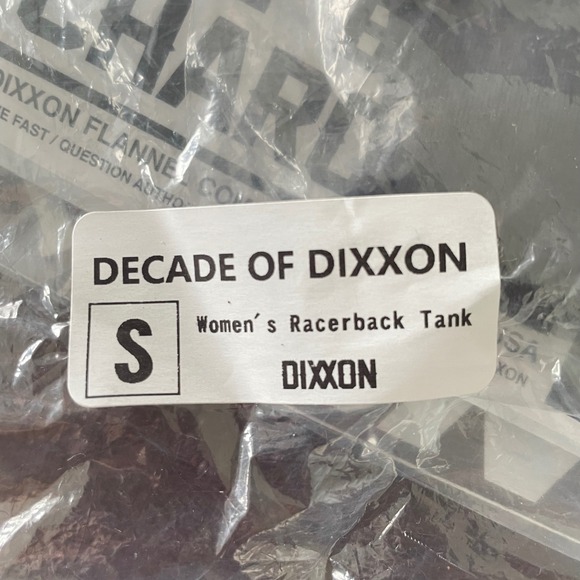 Dixxon Flannel Company Women's Decade Racerback Tank Top Car Graphic Black Small - Picture 5 of 5